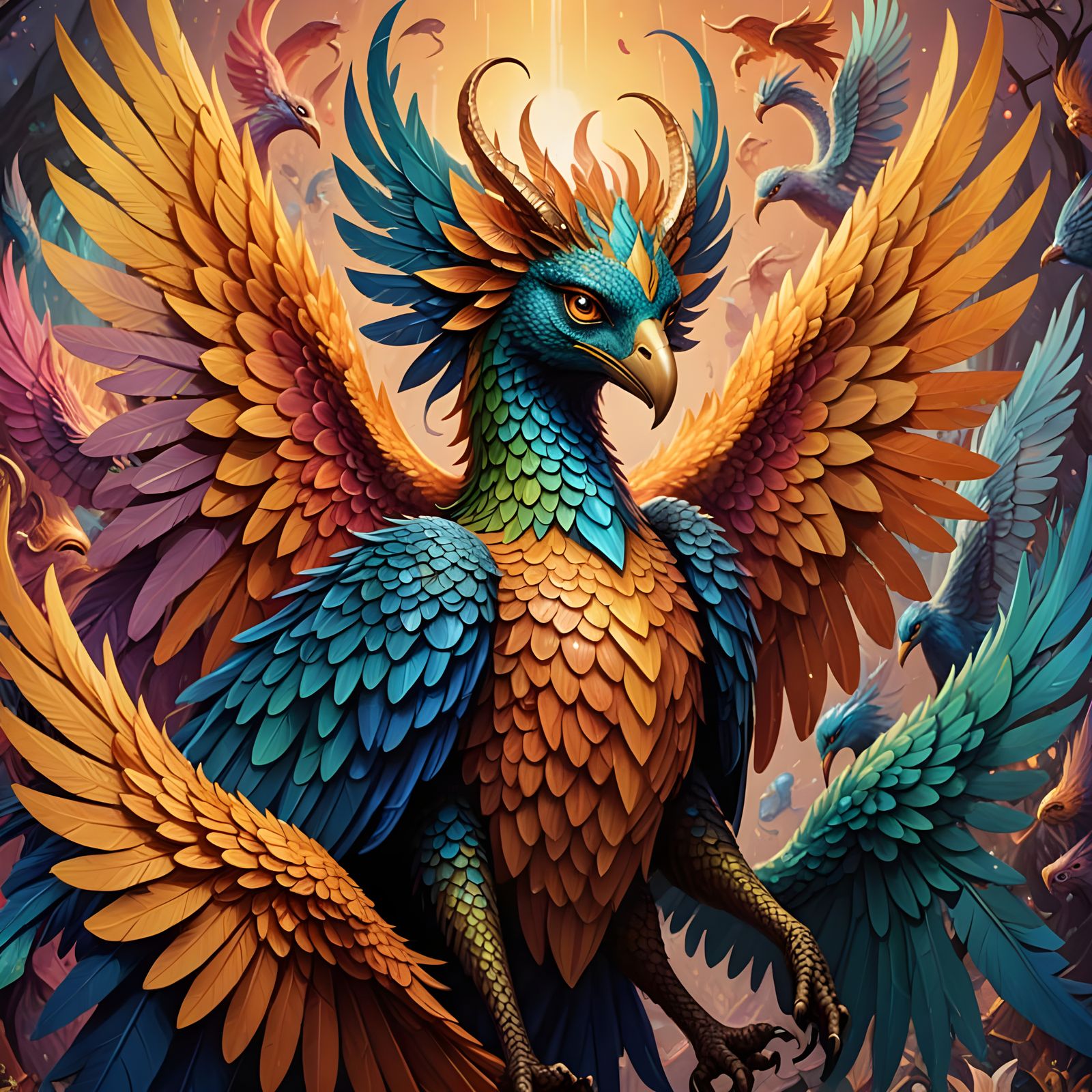 Mythical Creatures Recreate Album Cover