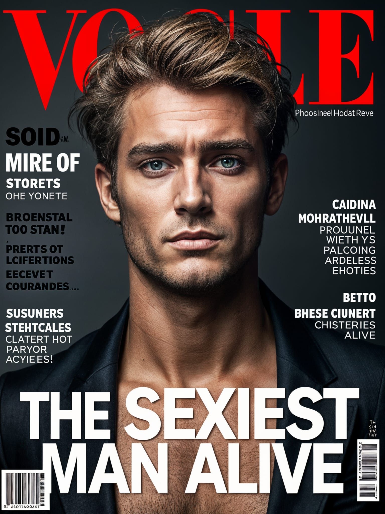 Dashing Gentleman on Magazine Cover