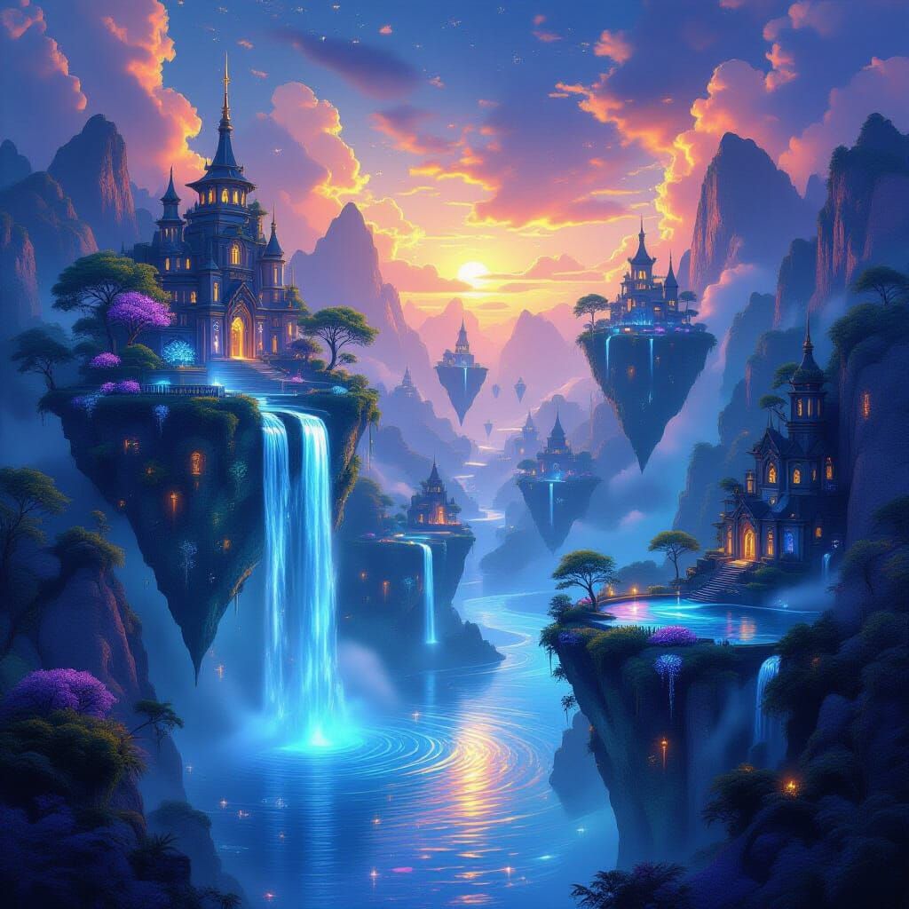 Magical Realm of Wishes: Fantasy Concept Art
