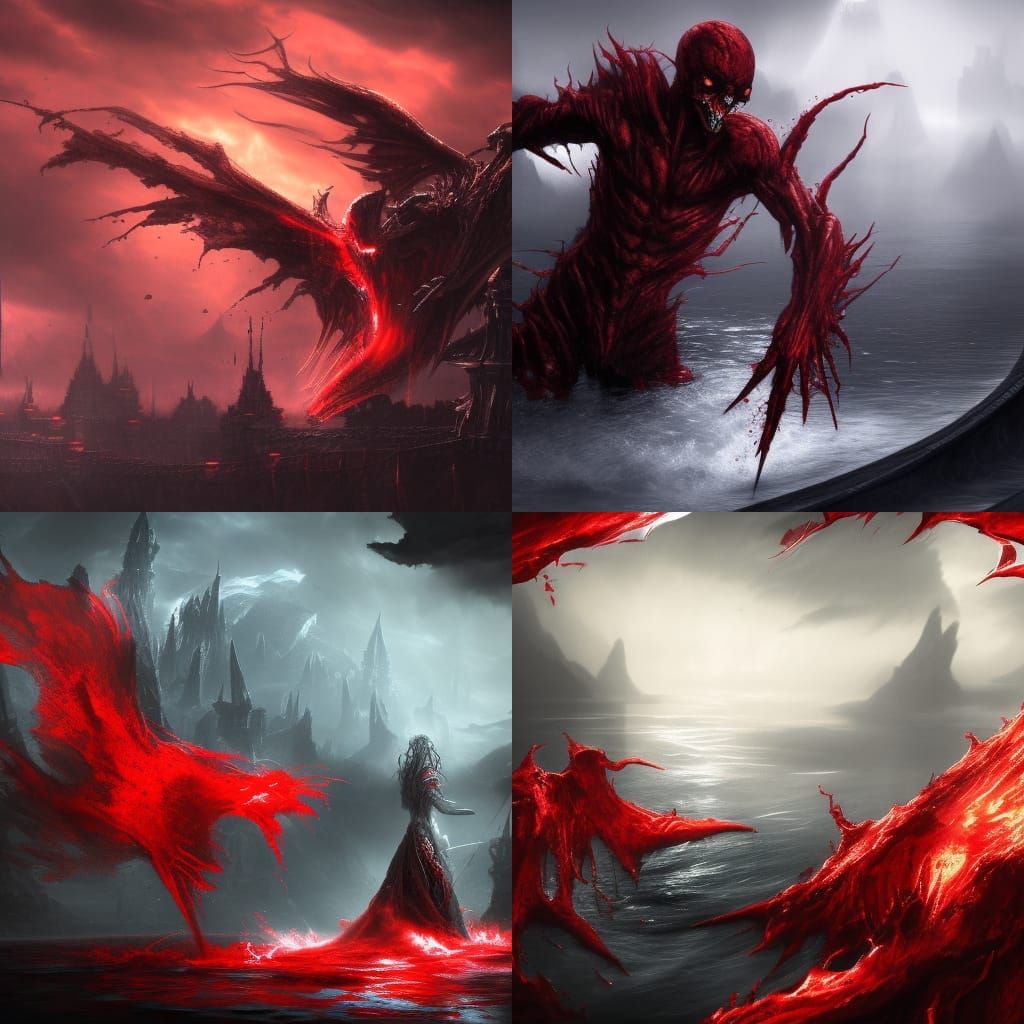 Sinister Blood and Water Spectres in Ultra HD