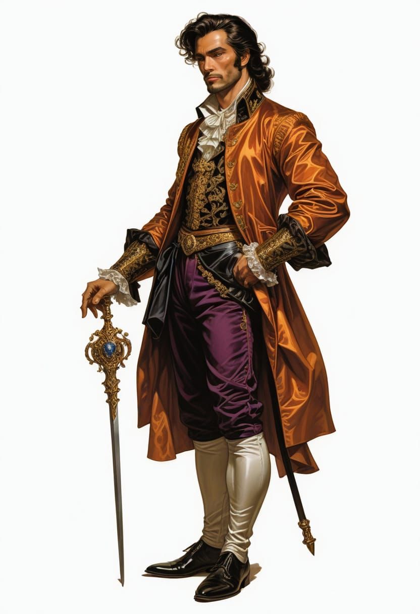 Heroic Fantasy French Courtier from 1625