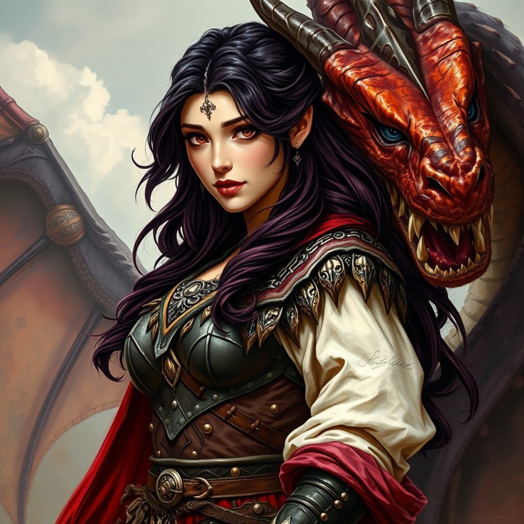 Princess Kyra and her Dragon