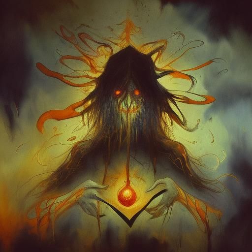 Candyman in Gouache Style: A Maximalist Masterpiece