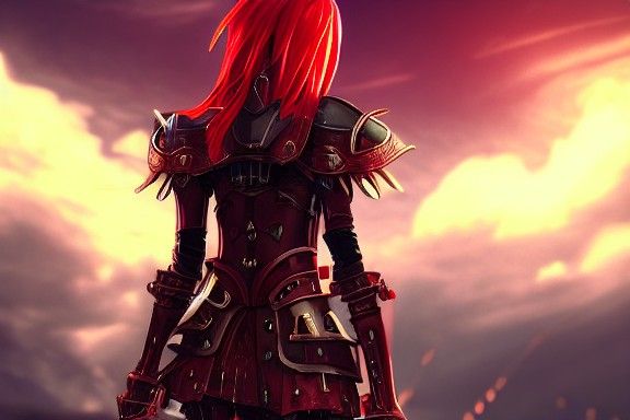 Crimson-Haired Knight of the Aux Kingdom