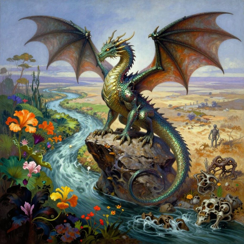 Dragon Guards Mystical River of Duality