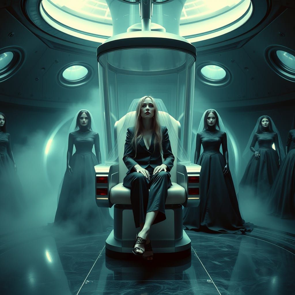 Surreal Space Nightmare: Intimidating Steel Chamber