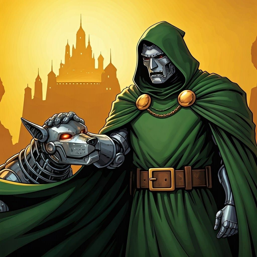 Doctor Doom Shows Compassion to His Robot Dog in a Marvel Co...