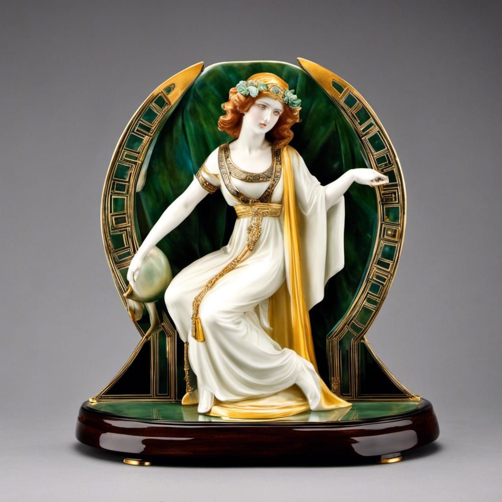 Art Deco Porcelain Artemis Statuette