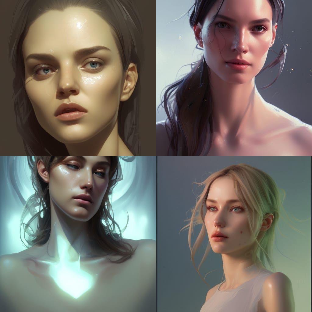 Hyperdetailed Portrait in Dynamic Lighting, 8K Resolution