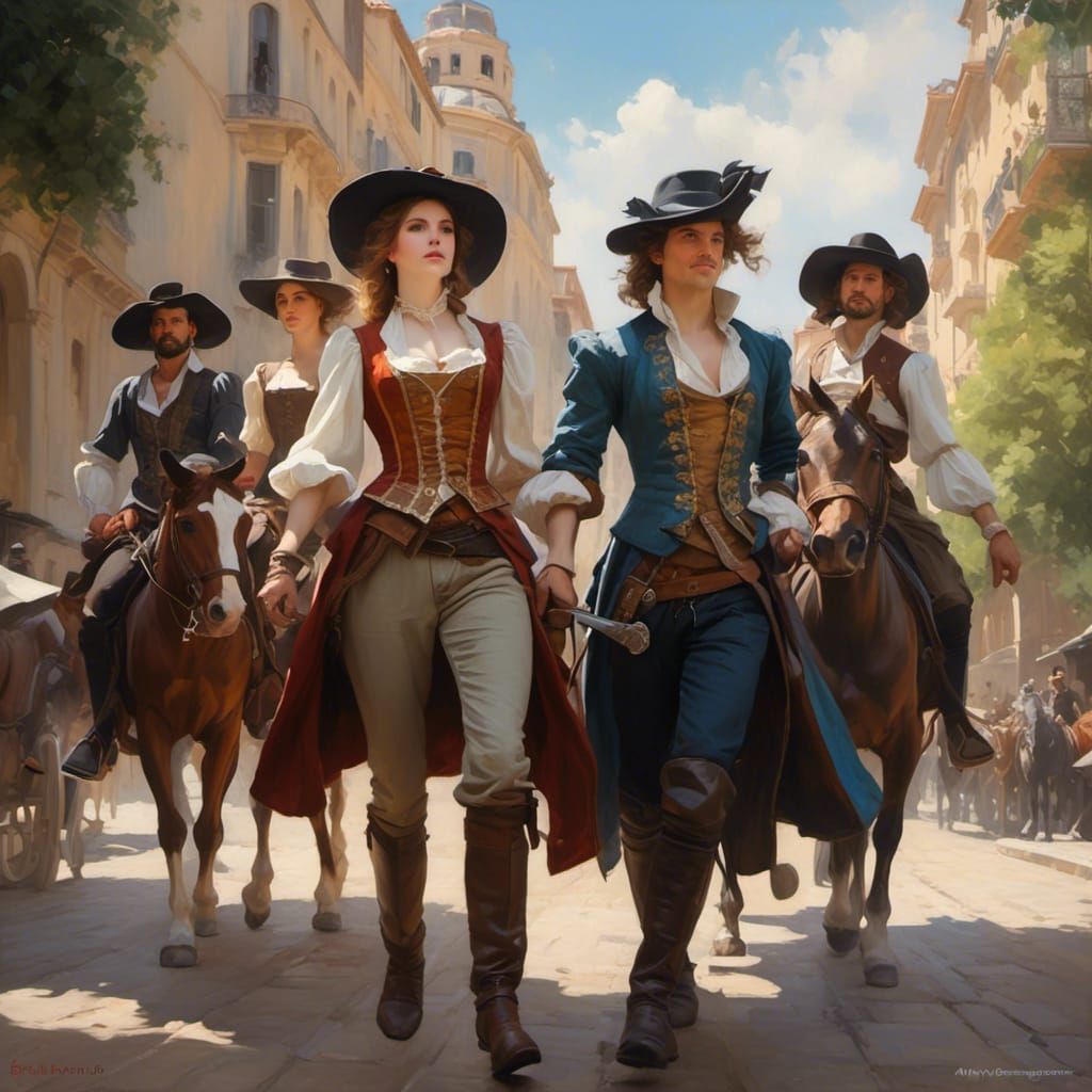 Anna Kendrick as a Musketeer in Madrid