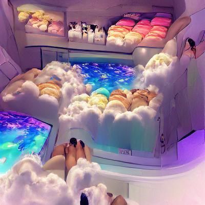 Surreal Floating Islands Dreamscape