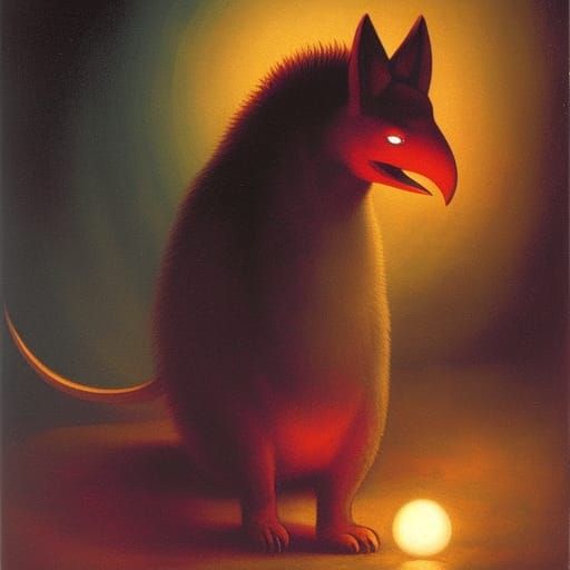 Whimsical Creature Illustration