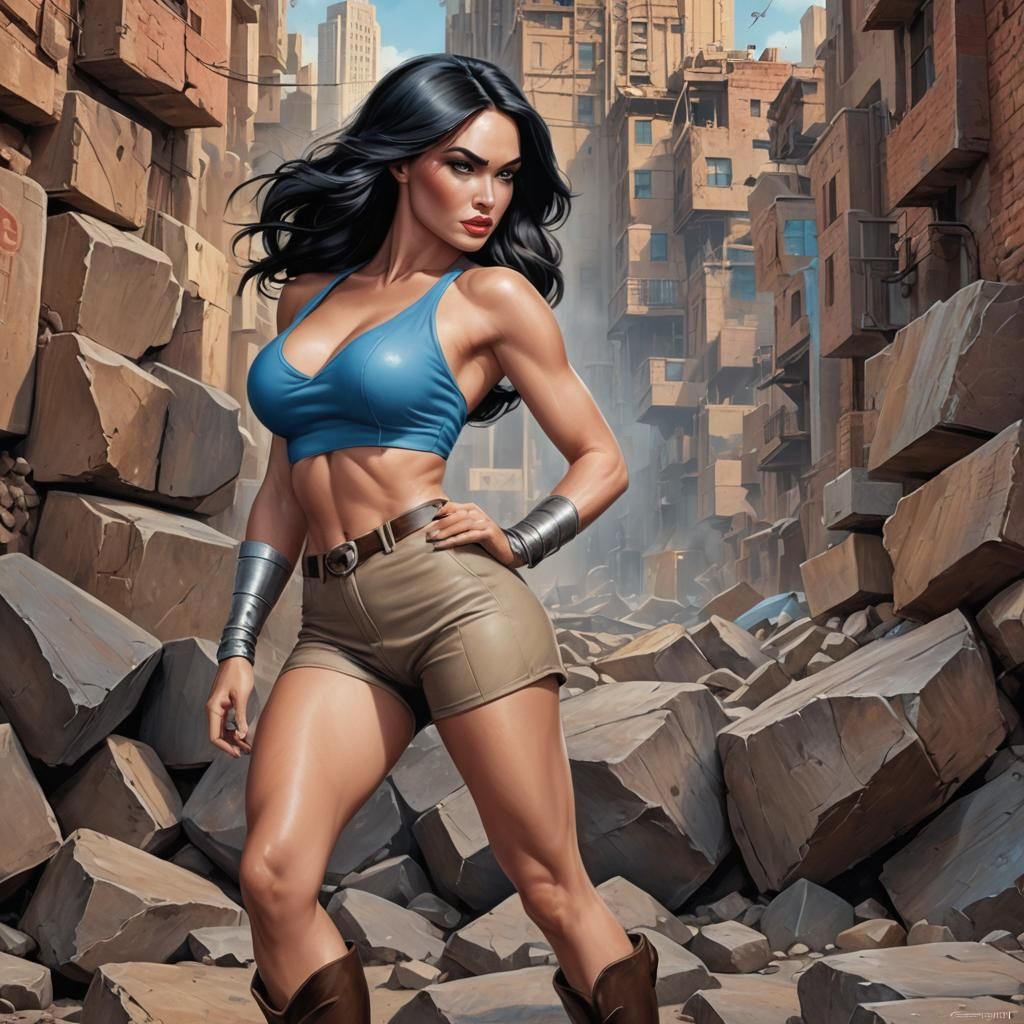 megan fox as Betty Rubble