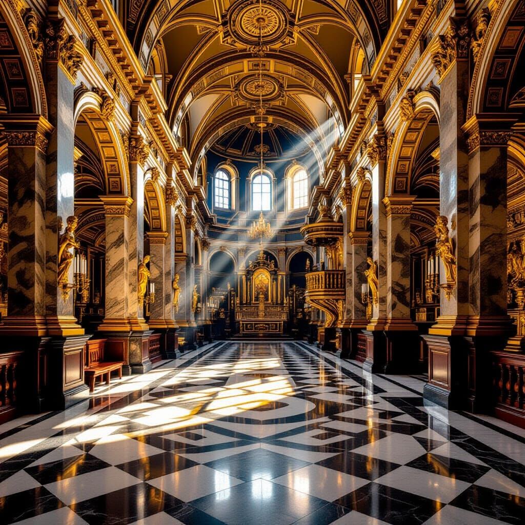 St. John's Co-Cathedral Interior in Malta