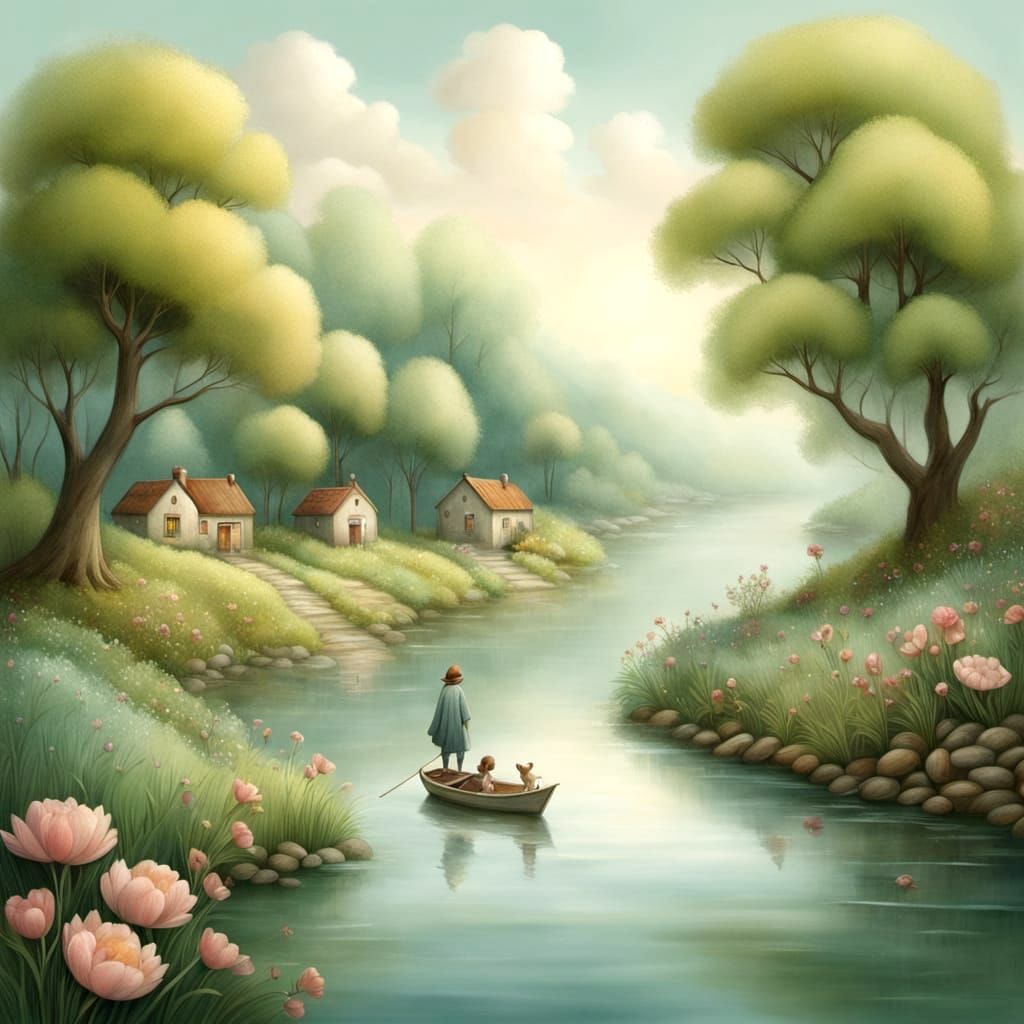 Balade sur la rivière