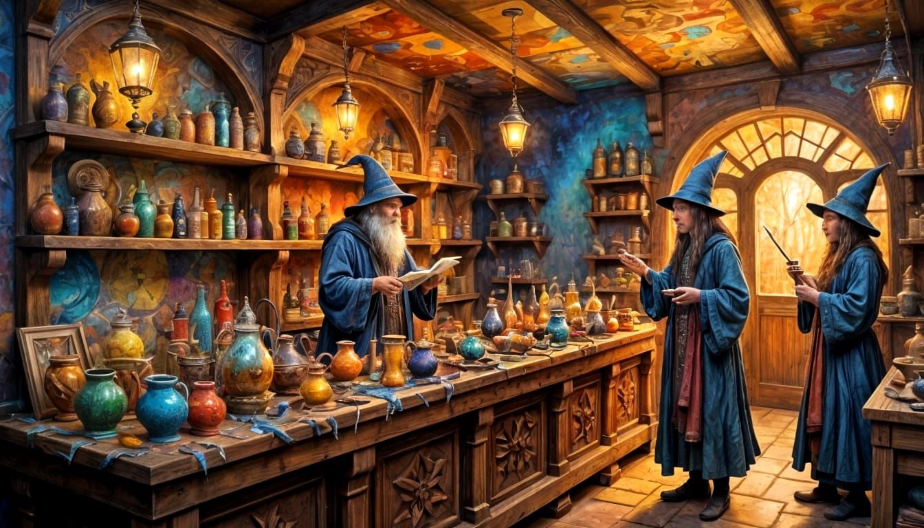 The Broken Vial magic shop