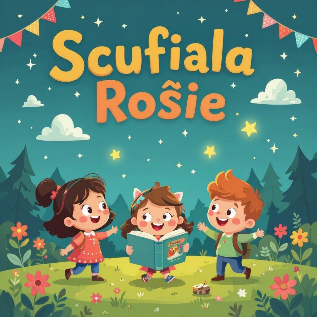 Little Red Riding Hood Storybook Illustration with Syllable ...