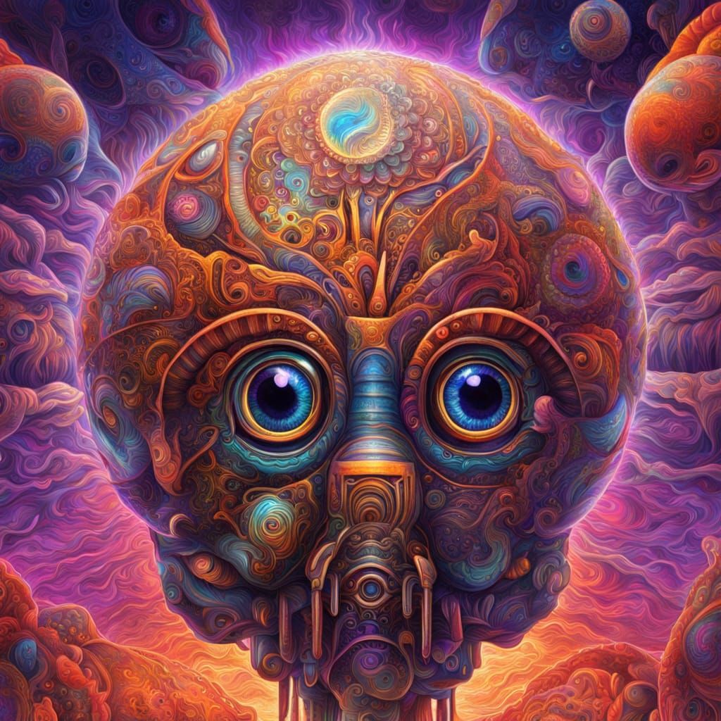 Cosmic Popsicle Balloon in Sunrise