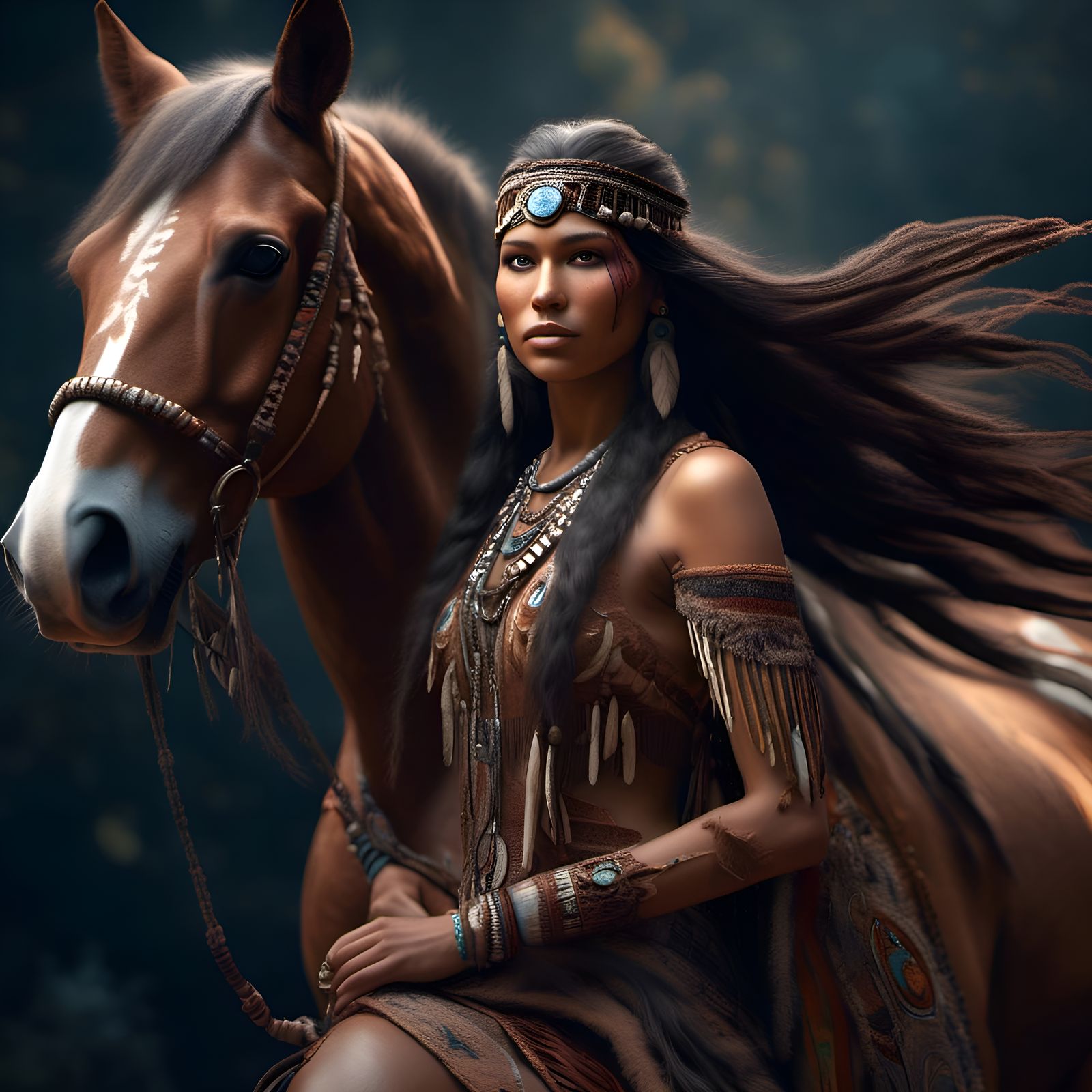 beautiful native American
