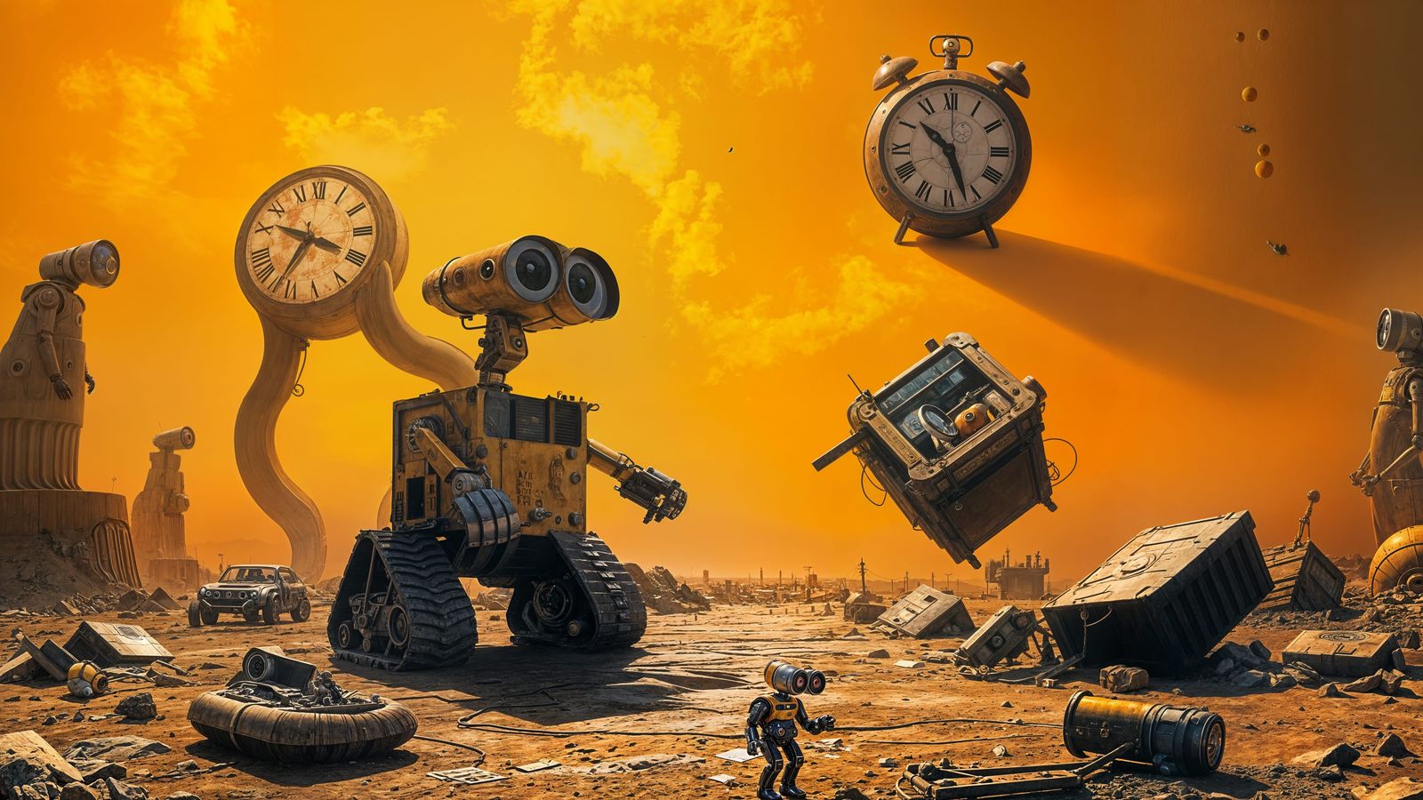 WALL·E in a Dreamlike Surrealist Vibe