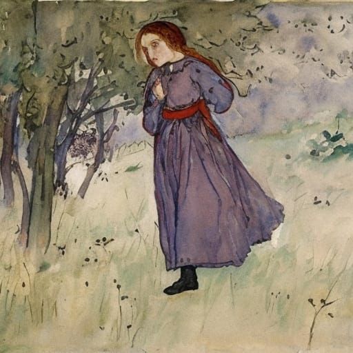 Eeyore's Daughter's Resurrection in Watercolor