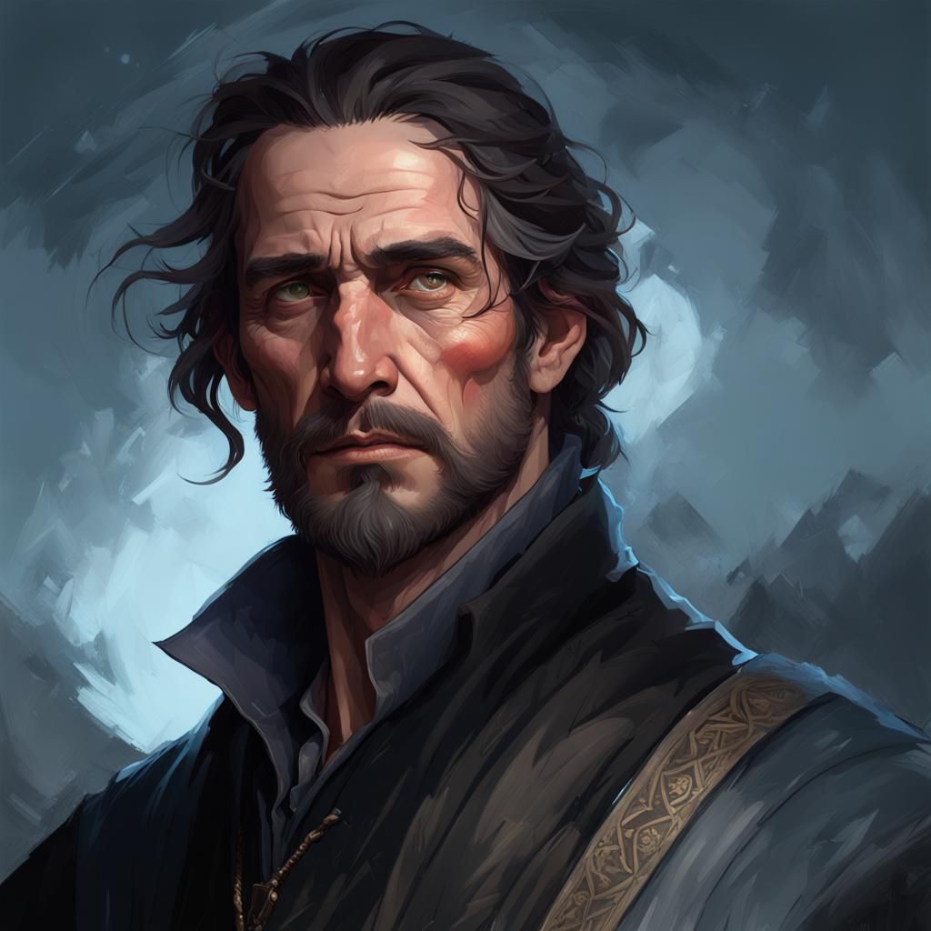 Renaissance Peasant Portrait in Hyperdetailed Digital Art