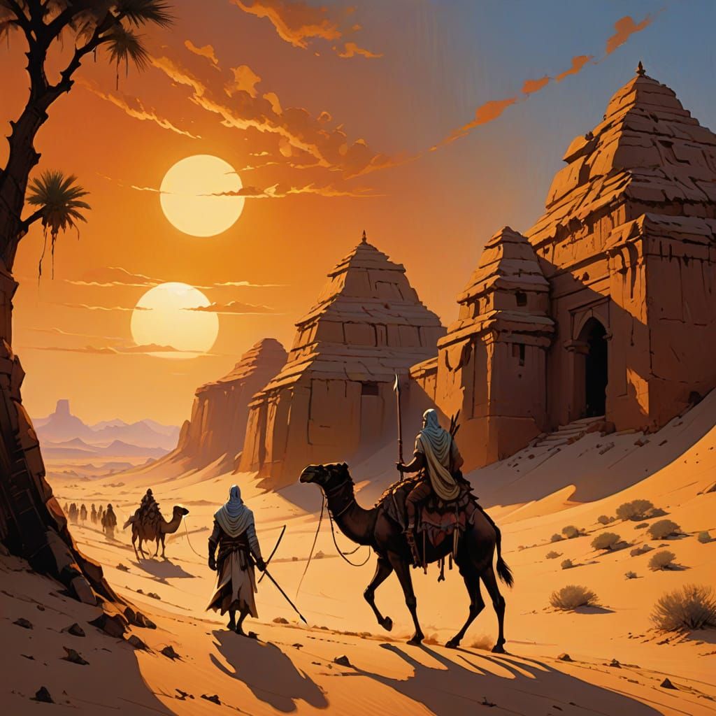 Dervish Warrior Goddess of the Desert Sands