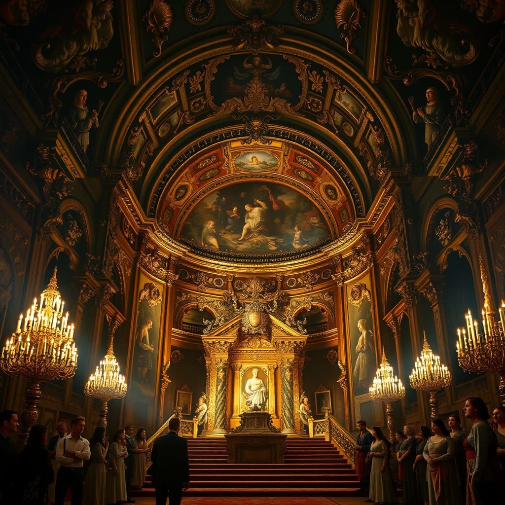 Grand Renaissance Masterpiece in 4K Realism