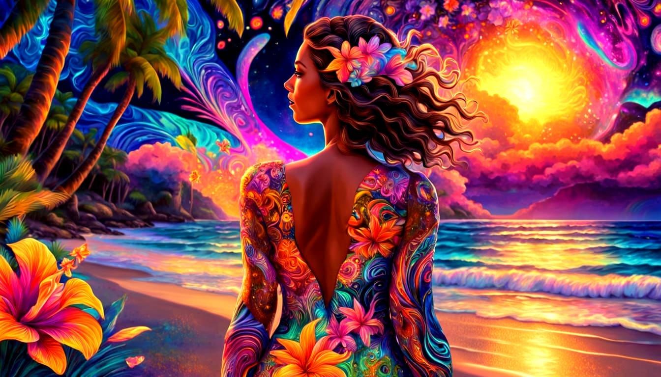 Hippy Trippin On The Beach