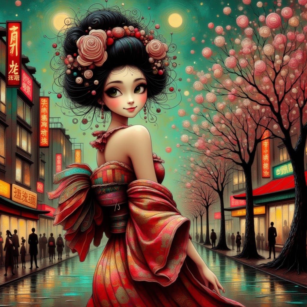 Geisha in Tokyo: Magical Realism in Anime Style