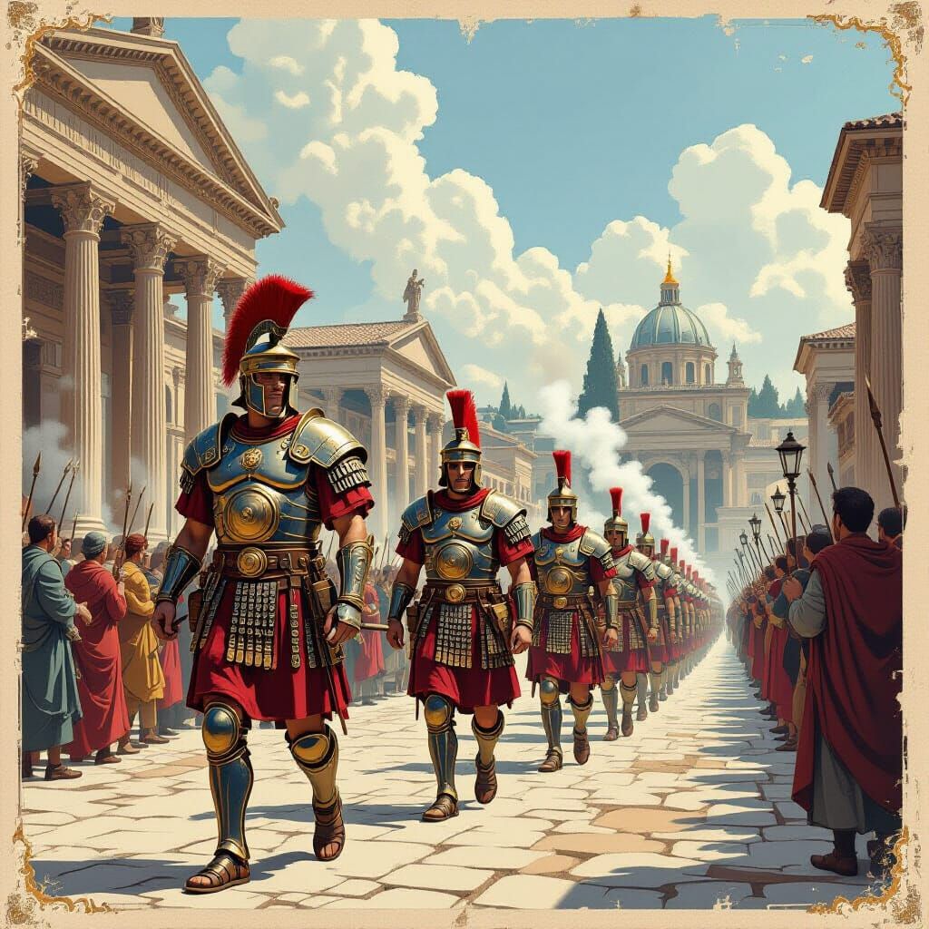 Roman Empire with Steam-Powered Technology