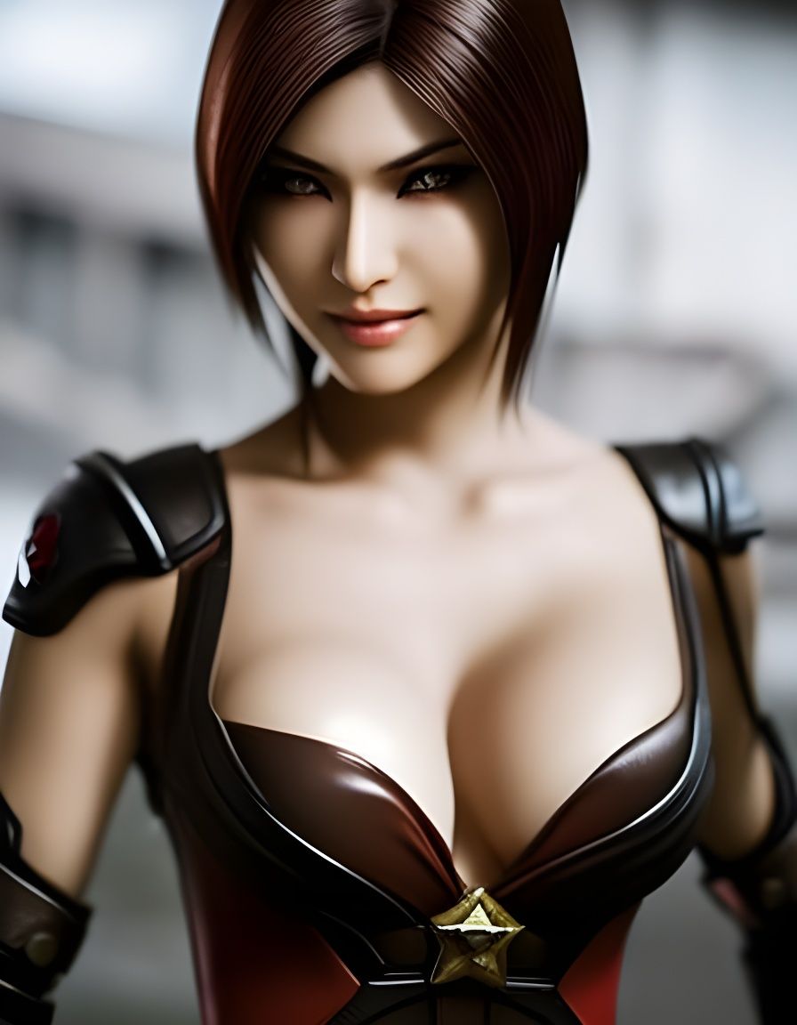 Realistic Portrait of Ada from Resident Evil in Professional...
