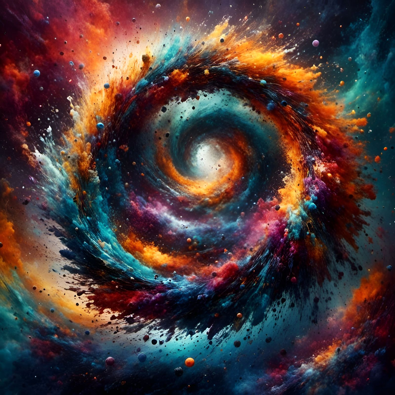 Abstract Art: Hope and Fear in Spirals