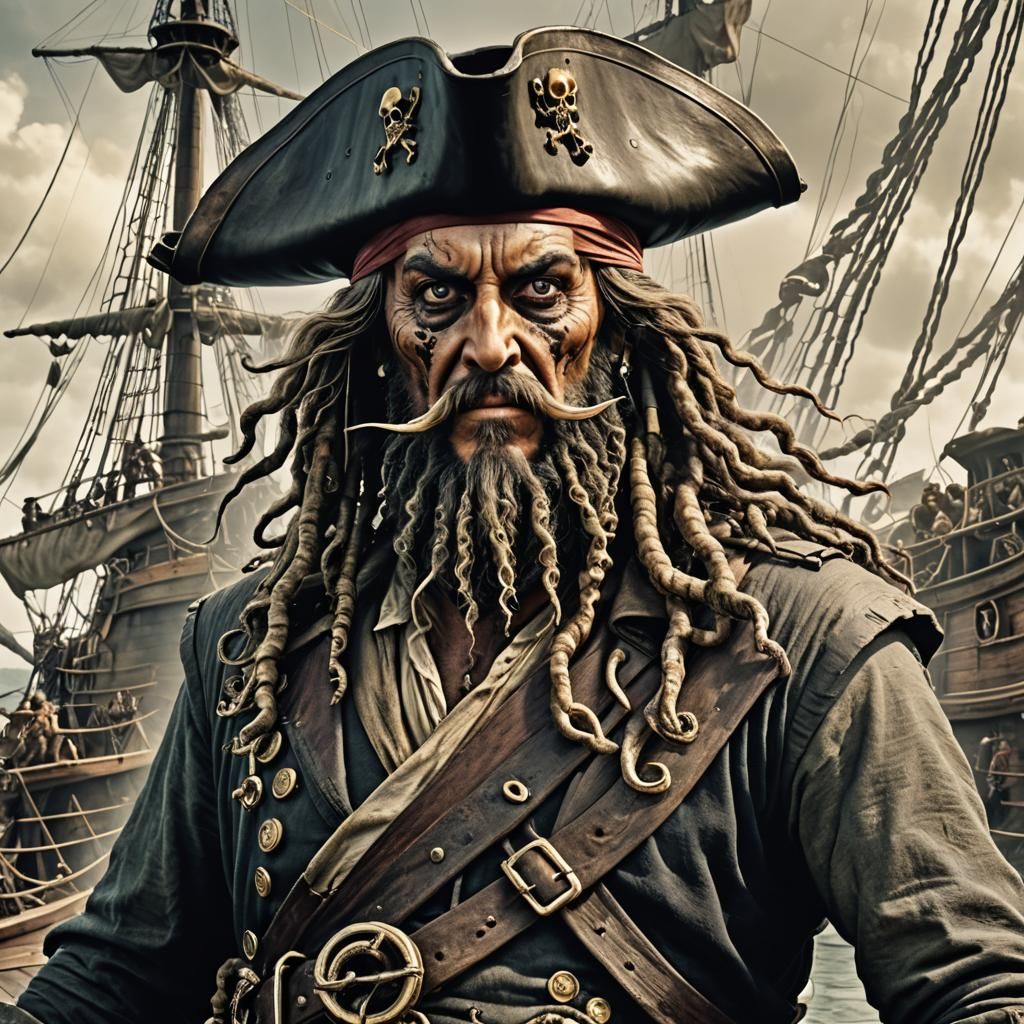 Davy Jones on the Flying Dutchman