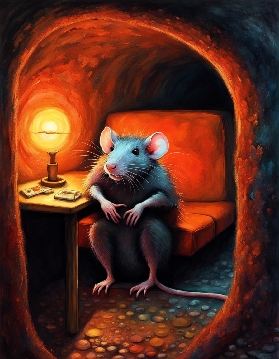 Cozy underground cave.