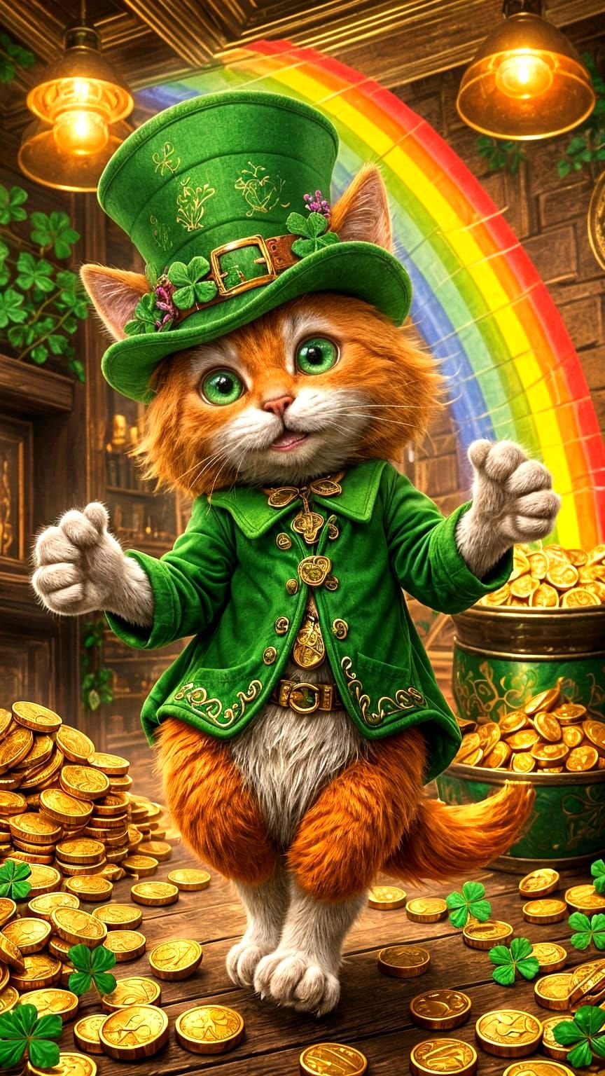 free hugs from Leprechaun Flame