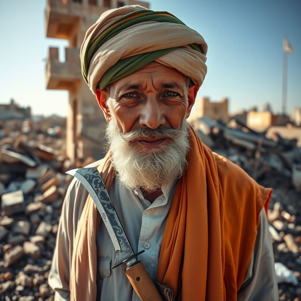 Elderly Yemeni man