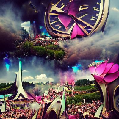 AI Generated Tomorrowland Festival Image