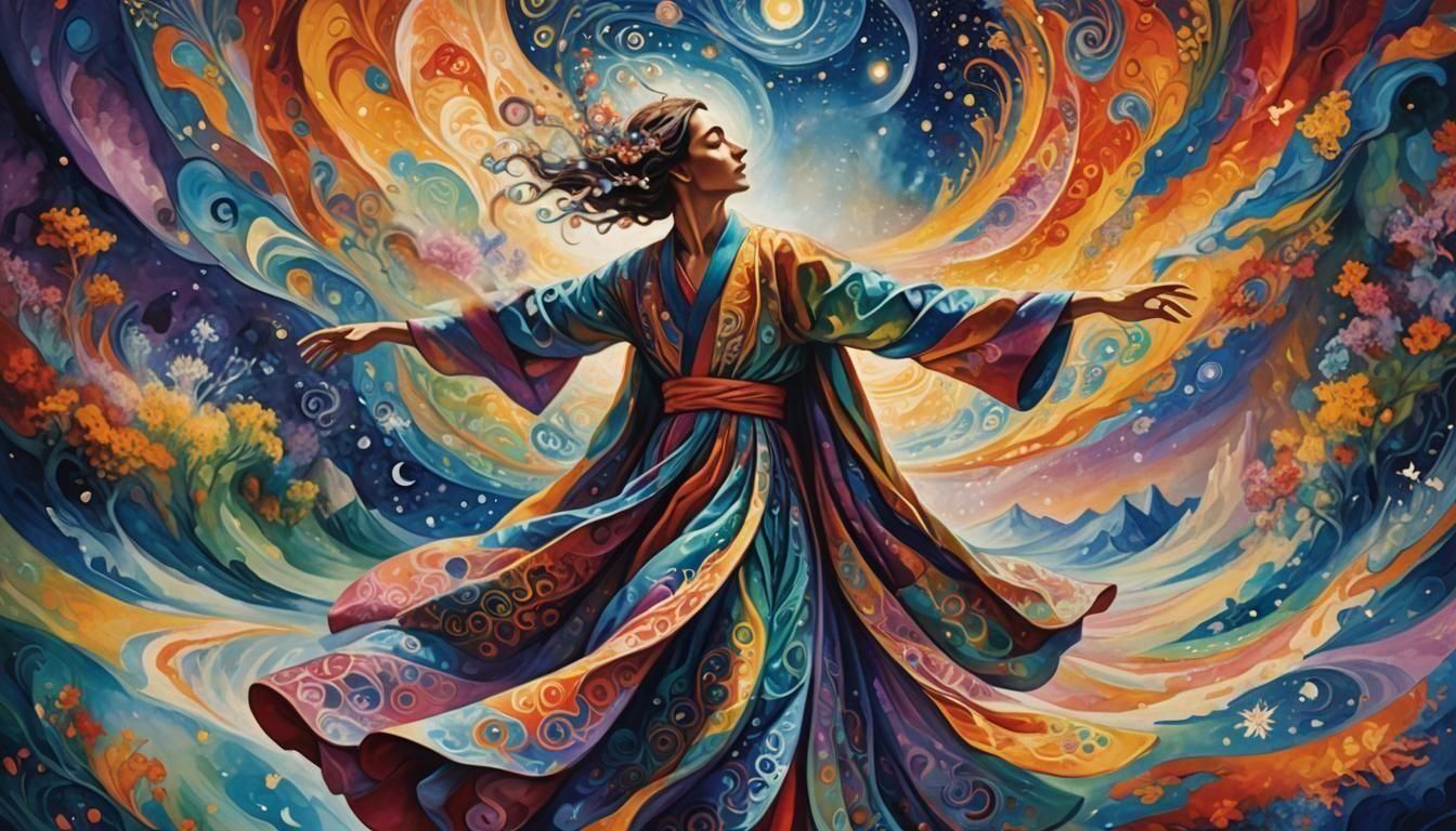 Gurdjieff's Sacred Dances: Detailed Matte Painting