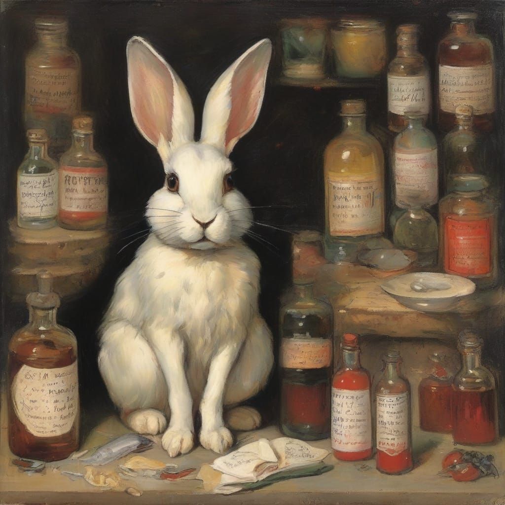 Enchanted Elixirs in Whimsical Artistic Style