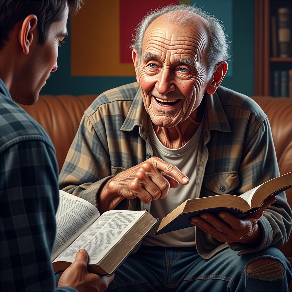 Mentoring Through Scripture in Hyperrealistic Style