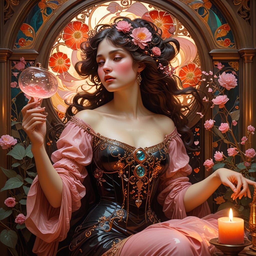 A Romantic Art Nouveau Witch's Lair