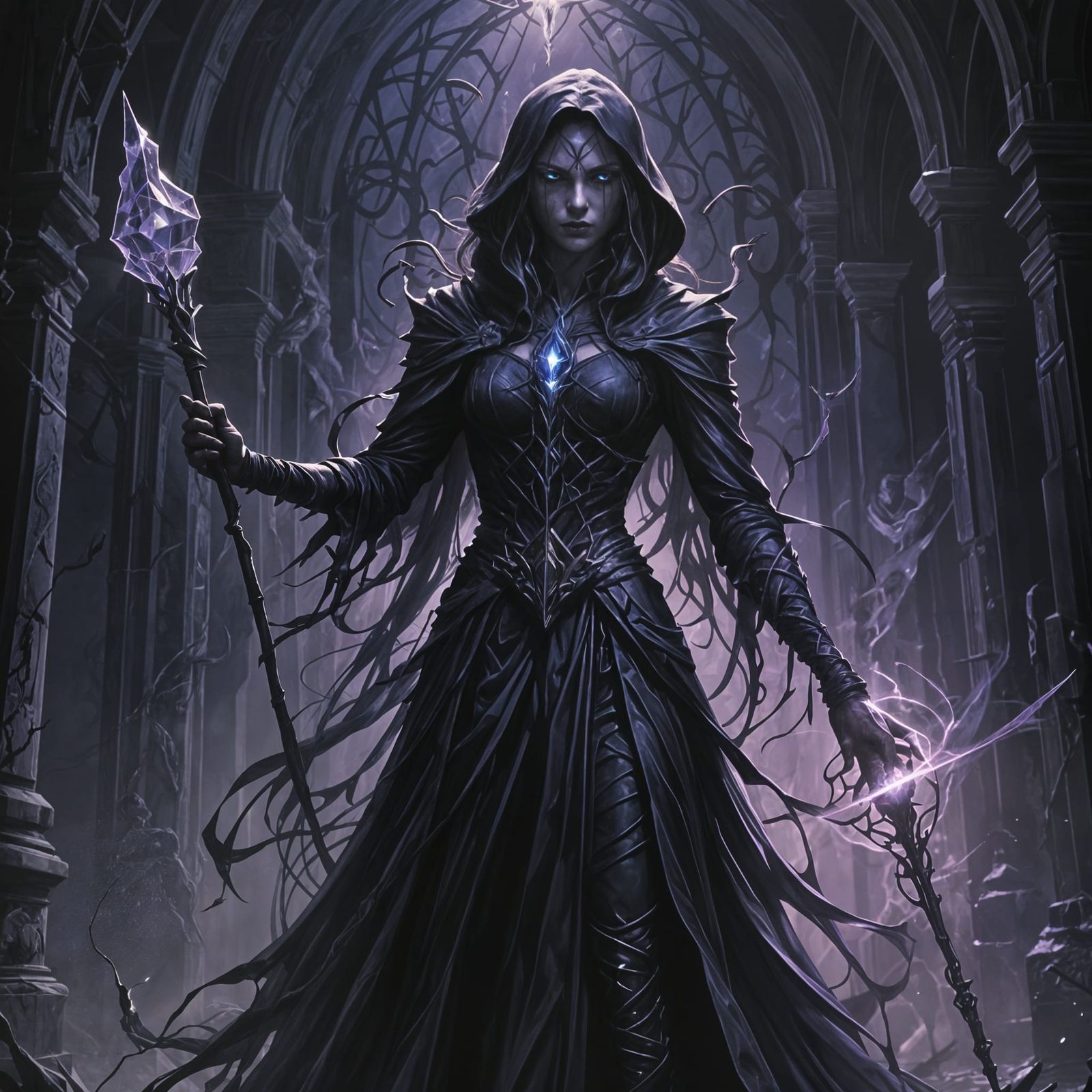The Shadow Weaver, A dark sorcerer who can manipulate shadow...