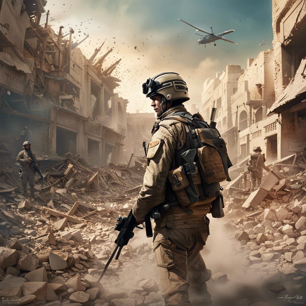 Canadian Soldier Confronts Enemies in Kandahar Ruins