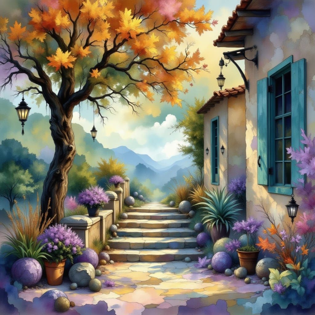 <lora:HS Paper Patchwork:1.0> <lora:fluxwash:1.0> painting -...