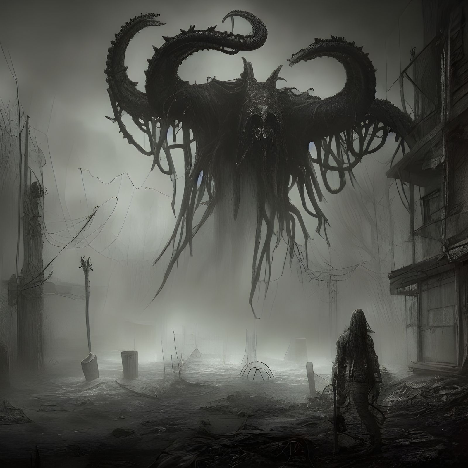 Post-Apocalyptic World Ruined by Lovecraftian God