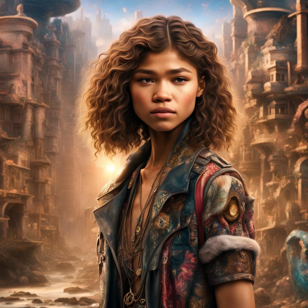 Zendaya's Puberty: Epic Cinematic Digital Matte Painting
