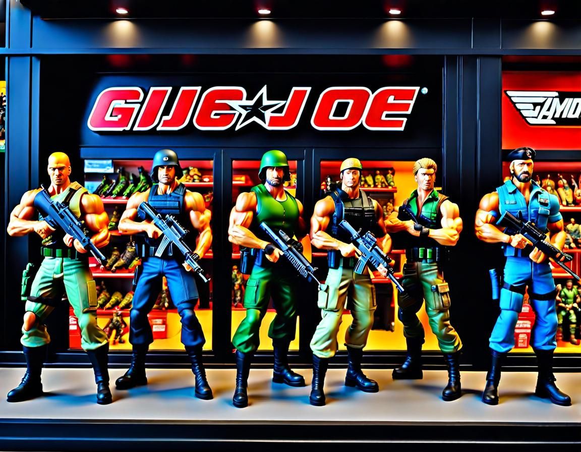 Hyperrealistic G.I. Joe Action Figures in Toy Shop