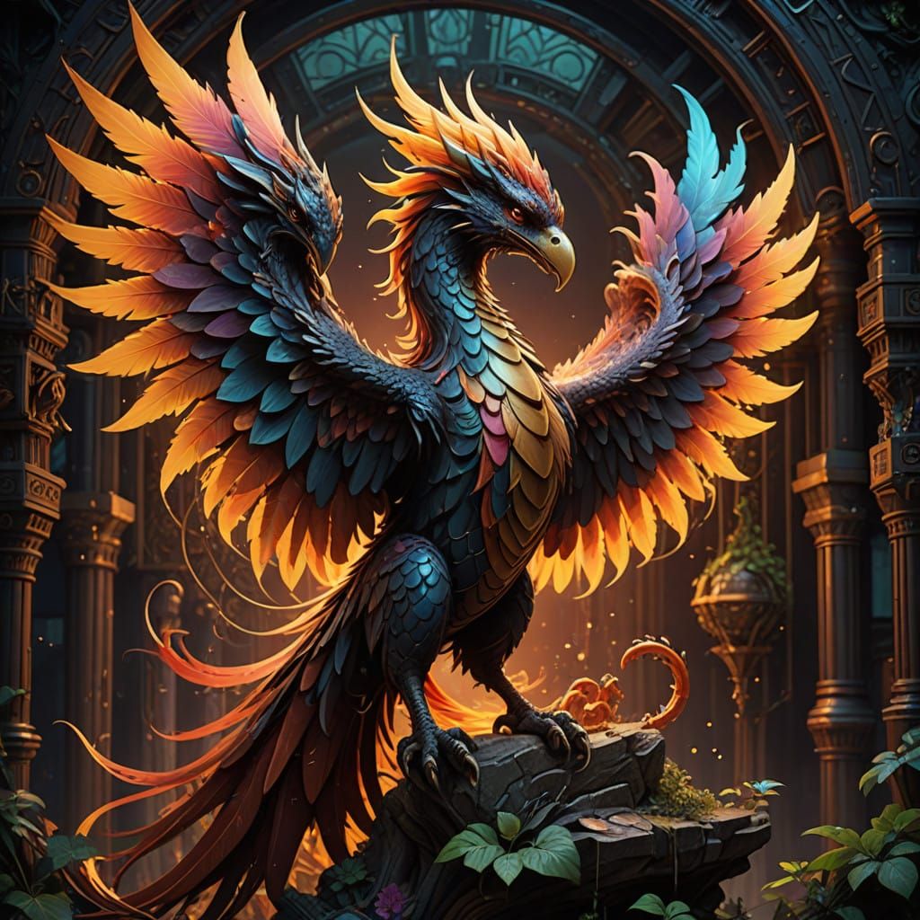 Dark Fantasy Creatures in a Cinematic, Intricately Detailed ...