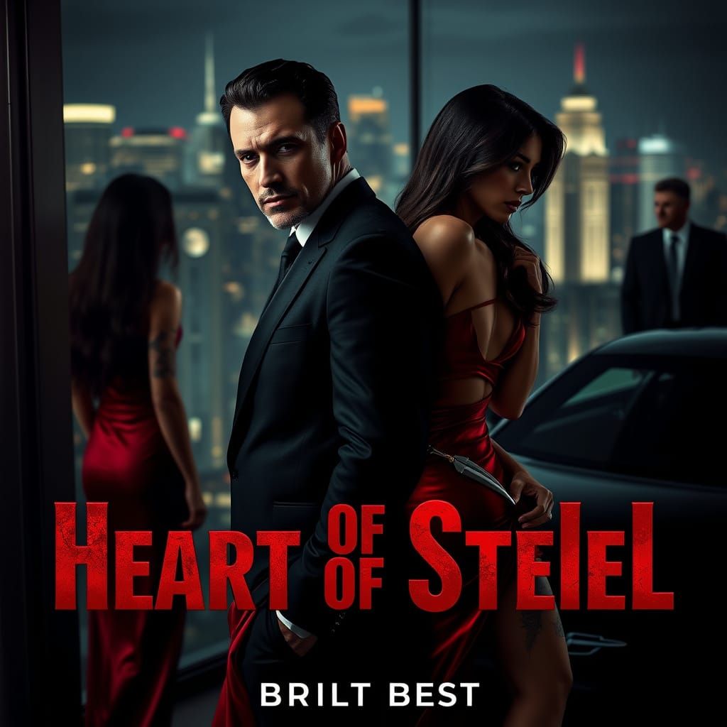 Ruthless CEO and Mysterious Woman: Cinematic Book Cover